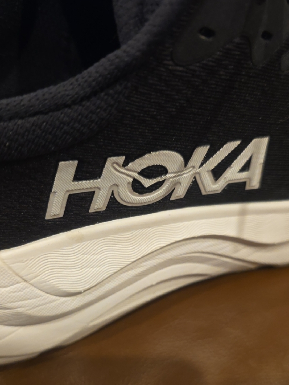 Hoka Mens Arahi 8 Black and White Shoes Sz 12 D - Picture 6 of 8